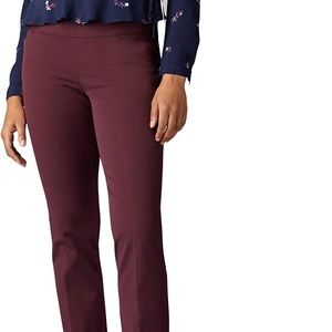 LEE Women's Sculpting Slim Fit Slim Leg Pull-On Pant, expresso , size 8
